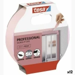 Cinta Adhesiva TESA Professional Sensitive Pintor Rosa 12 Unidades 25 mm x 50 m