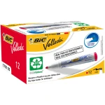 Rotuladores de tiza líquida Bic Velleda Ecolutions 1701 Rojo (12 Piezas)