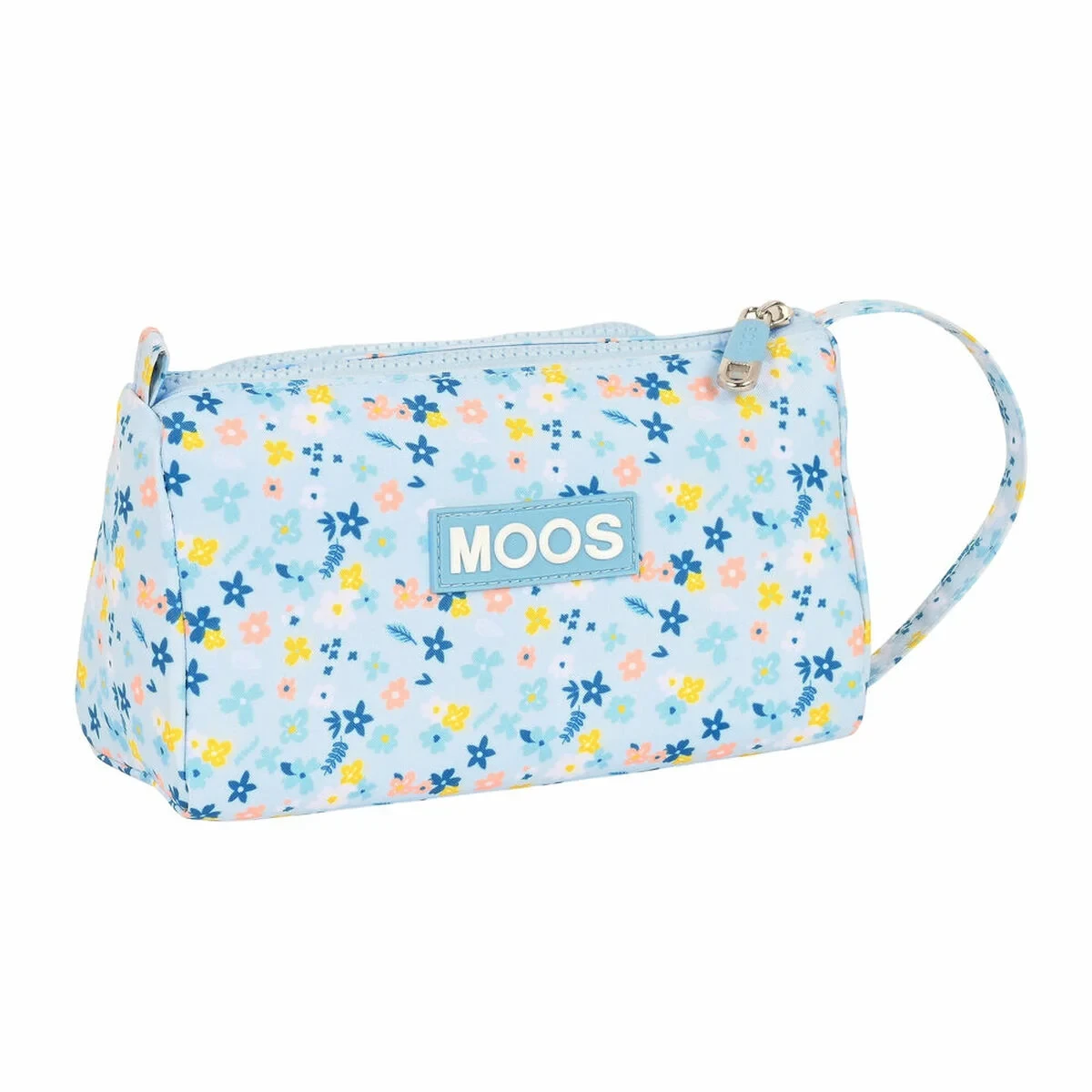 Estuche Escolar con Accesorios Moos Lovely Azul (32 Piezas)