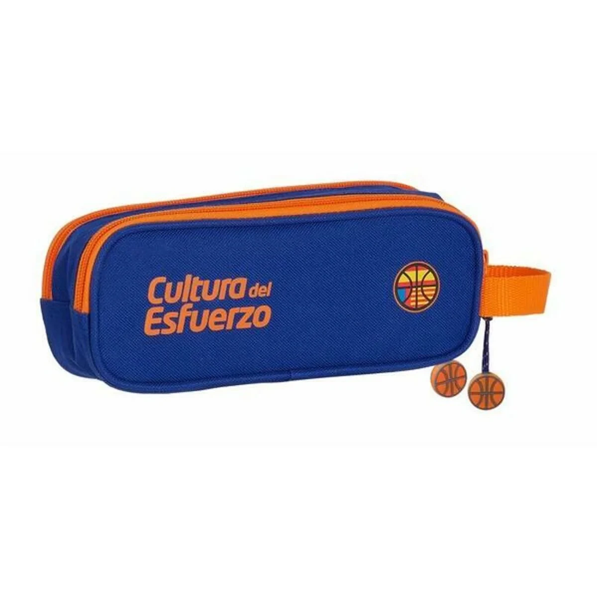 Portatodo Valencia Basket M513 Azul Naranja (21 x 8 x 6 cm)