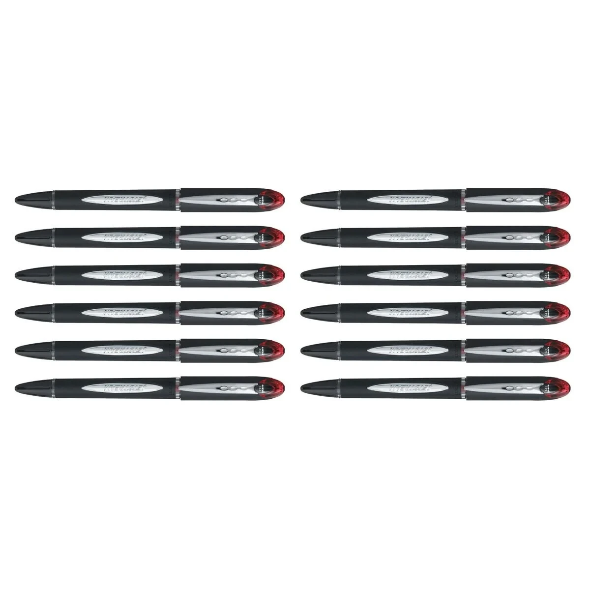 Bolígrafo de tinta líquida Uni-Ball Rollerball Jestsream SX-210 Rojo 12 Unidades