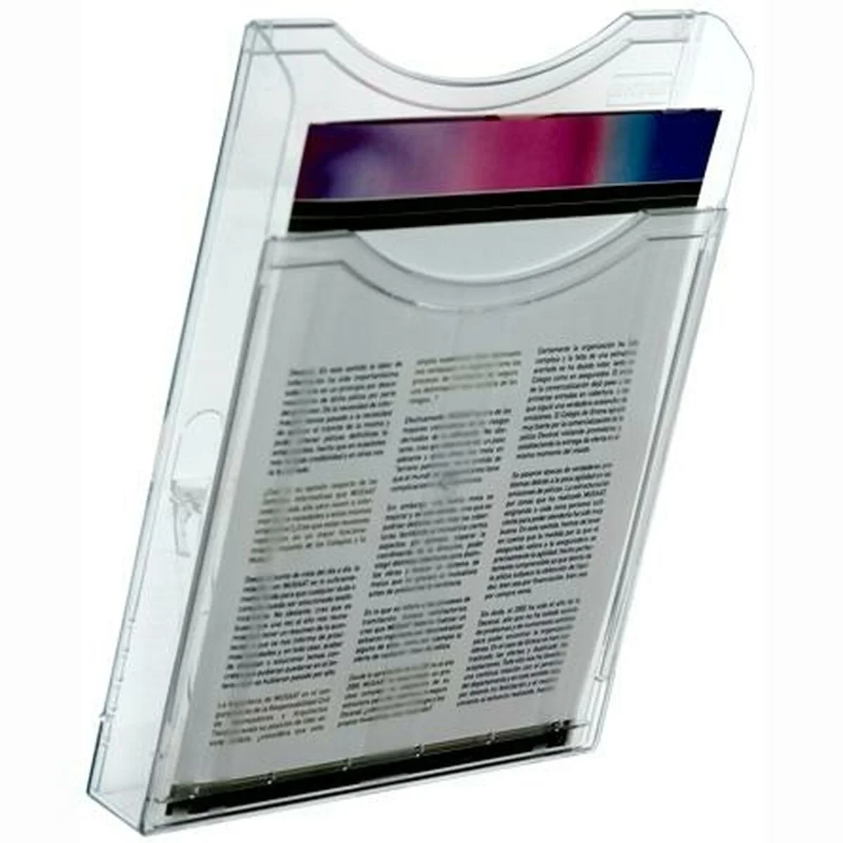 Expositor Archivo 2000 Archiplay De pared Transparente Din A4 Poliestireno