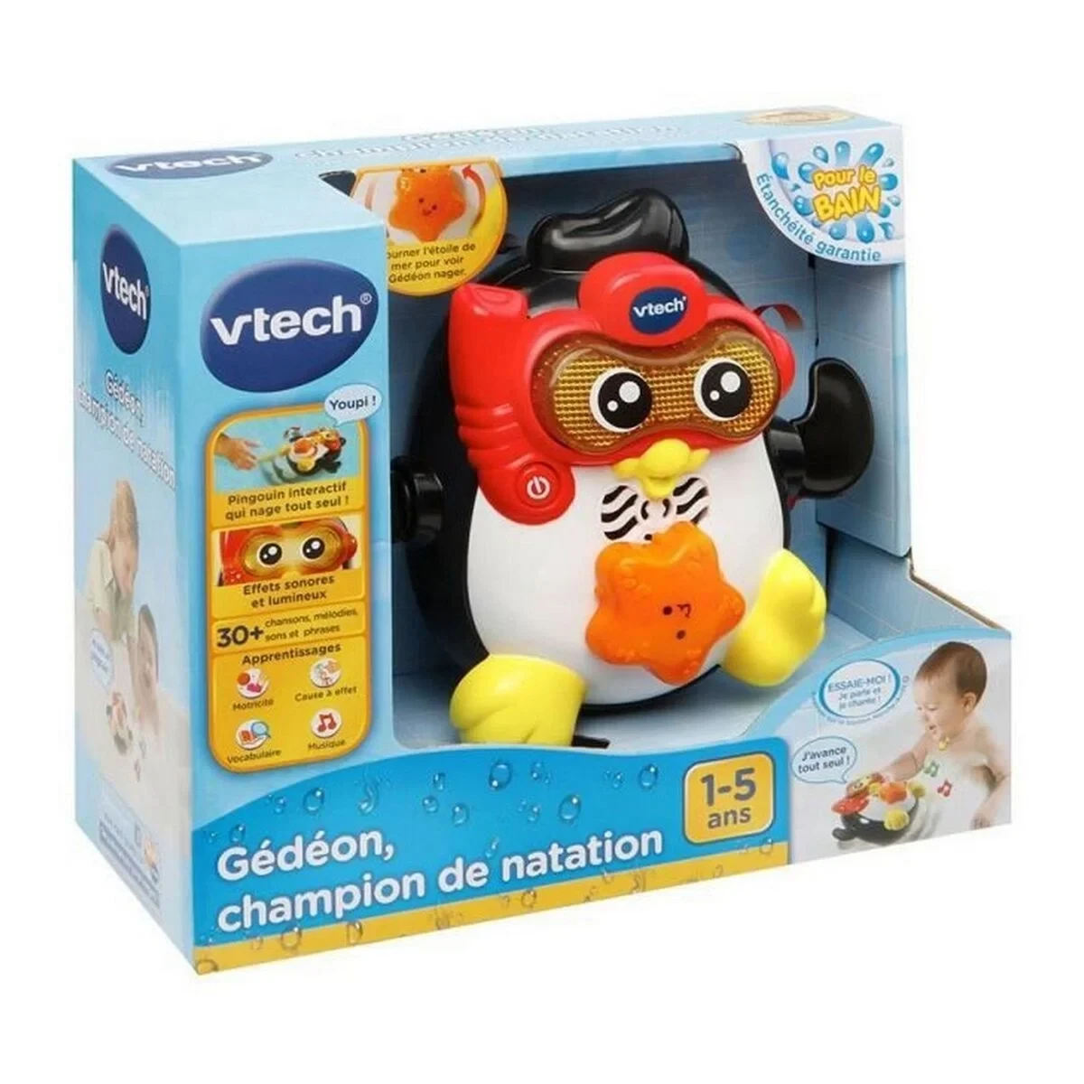 Juguete para el Baño Vtech Baby Gédéon, swimming champion