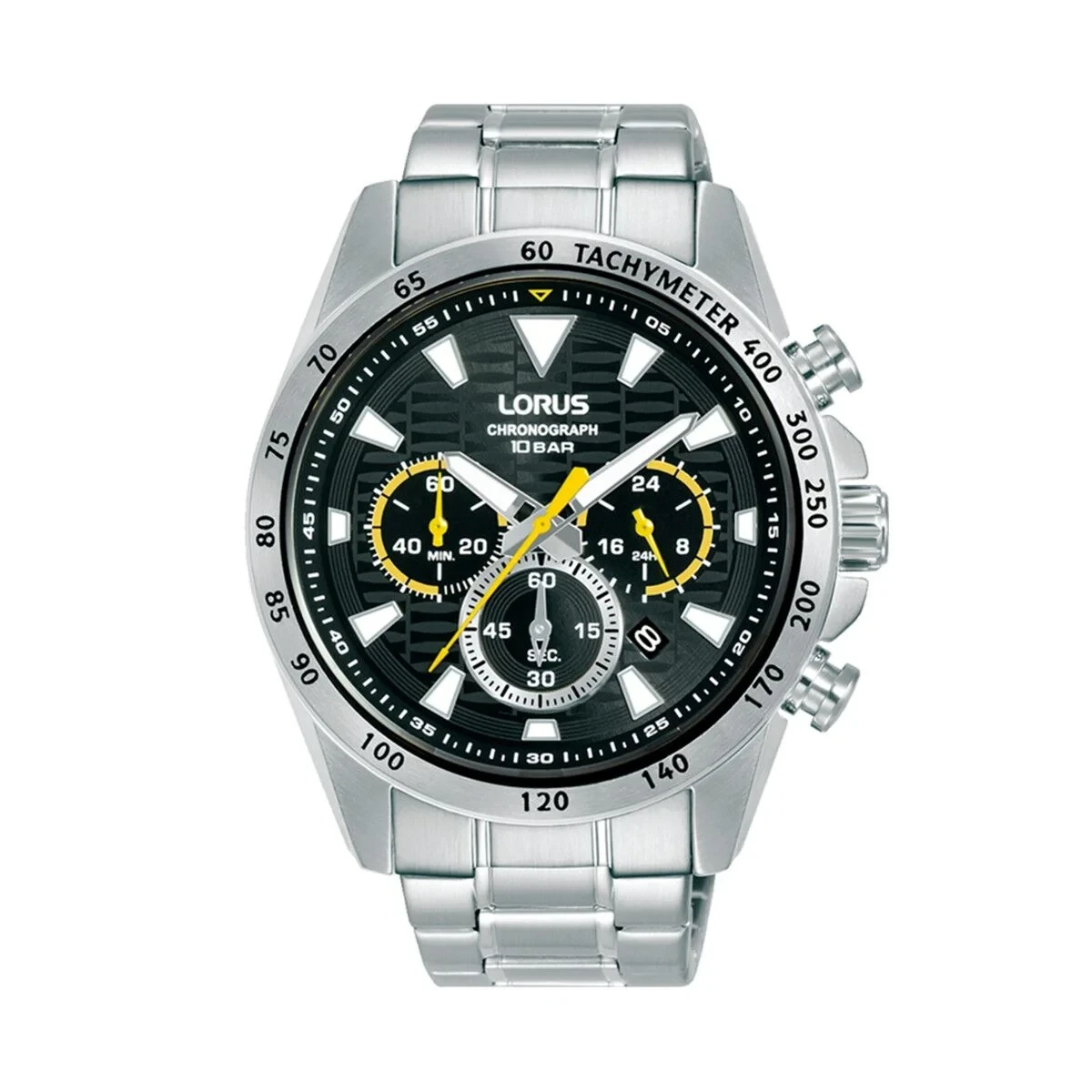 Reloj Hombre Lorus RT351KX9 Negro Plateado