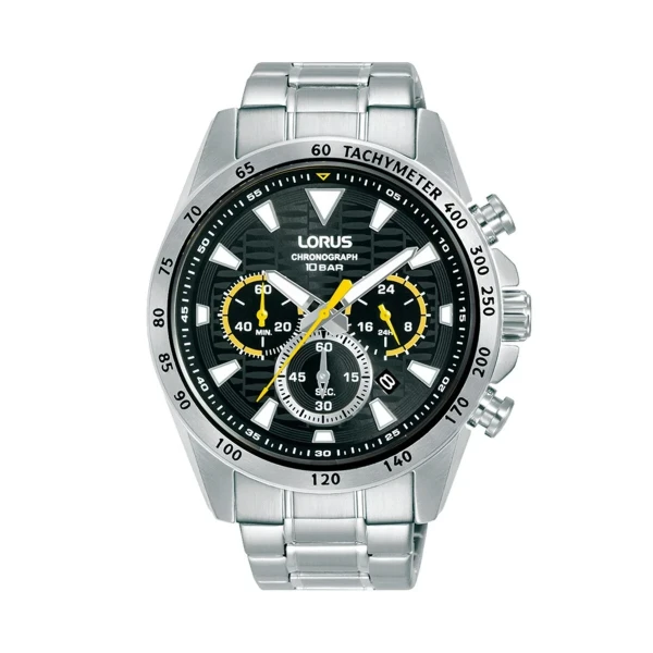Reloj Hombre Lorus RT351KX9 Negro Plateado