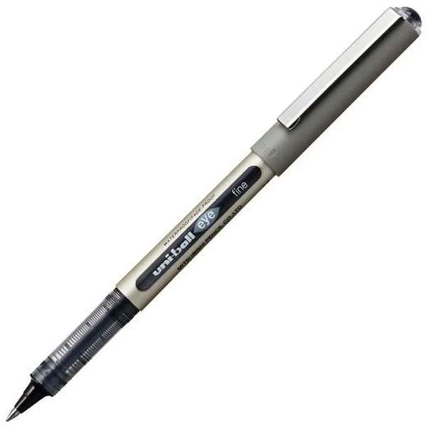 Boligrafo de tinta líquida Uni-Ball Rollerball Eye Fine UB-157 Negro 0,7 mm (12 Piezas)