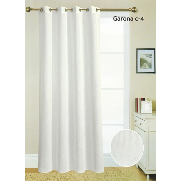 Cortina Hosteline GARONA Gris 140 x 260 cm