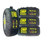 Juego de fundas para neumáticos OMP Speed (4 Unidades) (32 cm)