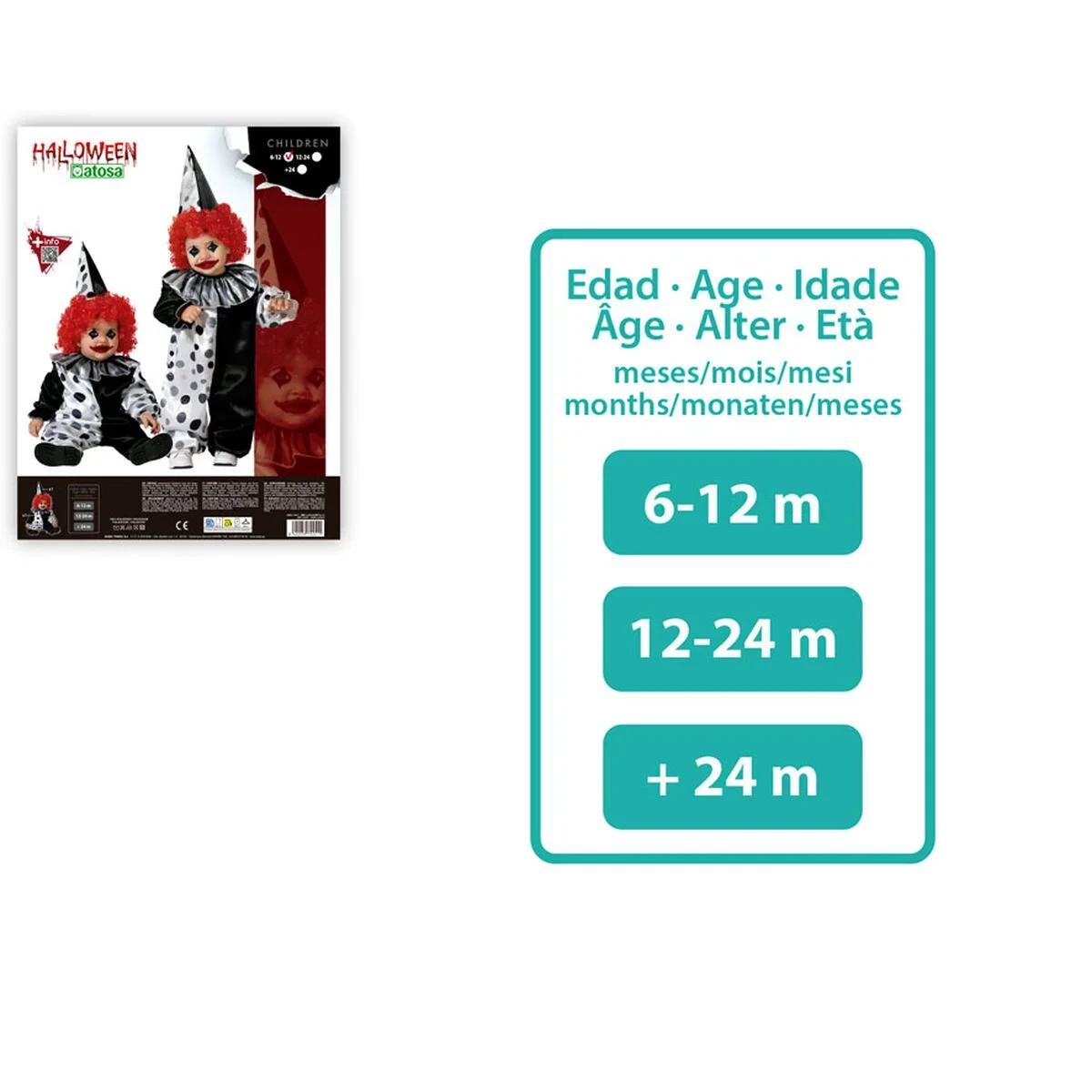 Disfraz para Niños 6-12 Meses