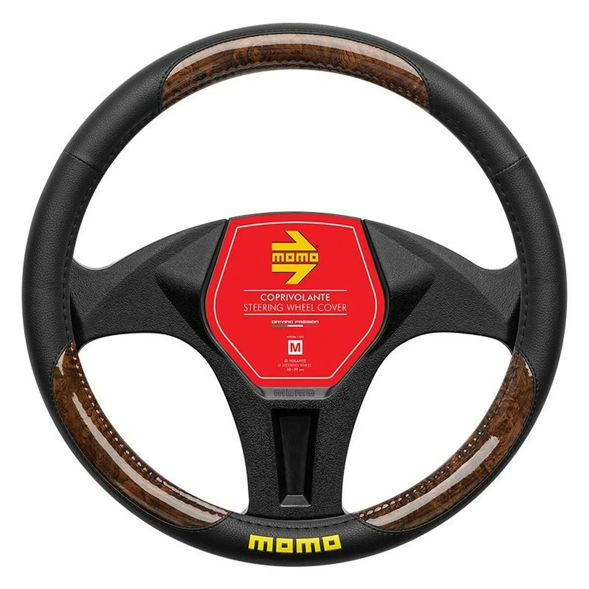 Funda para Volante MOMO MOMLSWC0BRBKW Ø 38-39 cm