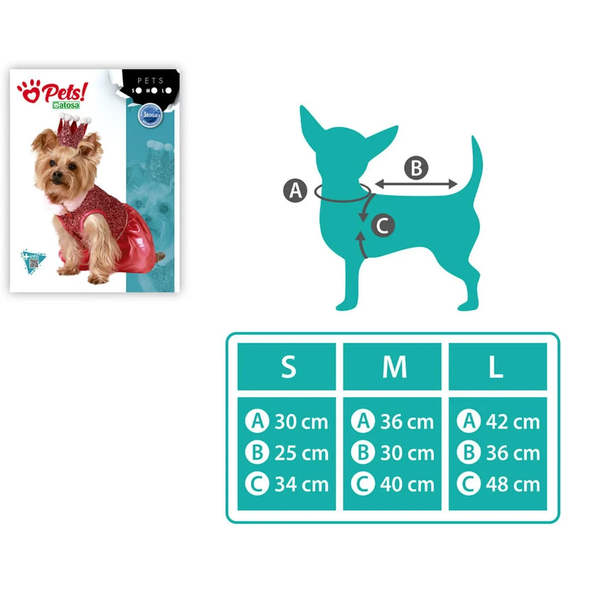 Disfraz para Perro Talla M Princesa