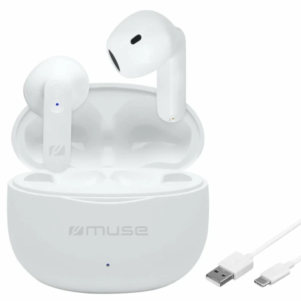 Auriculares con Micrófono Muse M270TWS BLANCO Blanco