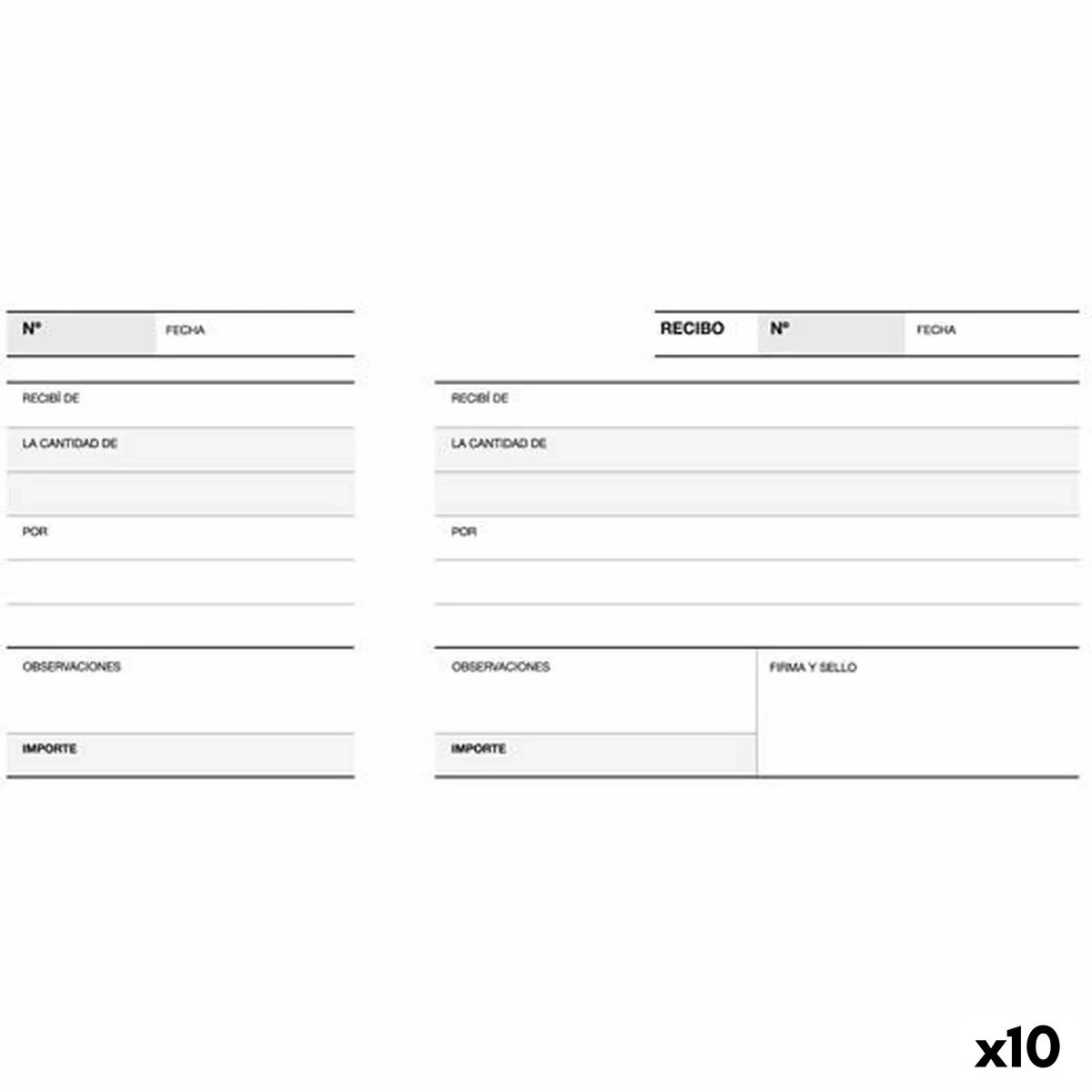 Talonario de Entregas Apli 210 x 100 mm (10 Unidades)