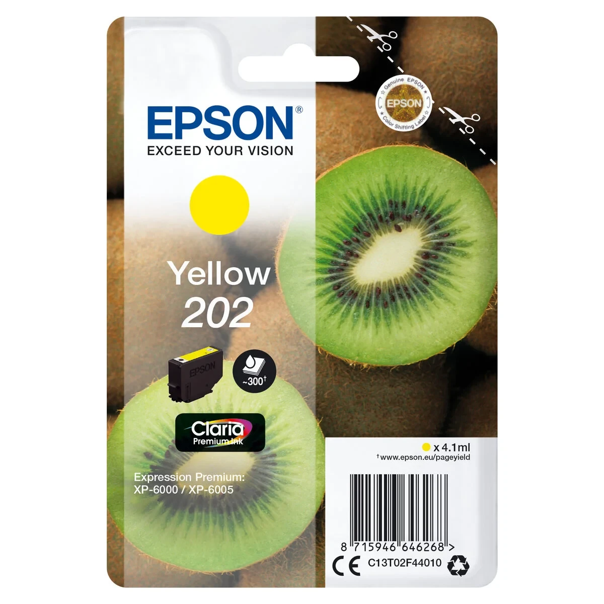 Tóner Original Epson C13T02F44020 Amarillo (1 unidad)