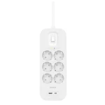 Regleta Enchufes 6 Tomas con Interruptor Belkin Connect SRB002VF2M Blanco