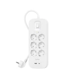 Regleta Enchufes 6 Tomas con Interruptor Belkin Connect SRB002VF2M Blanco