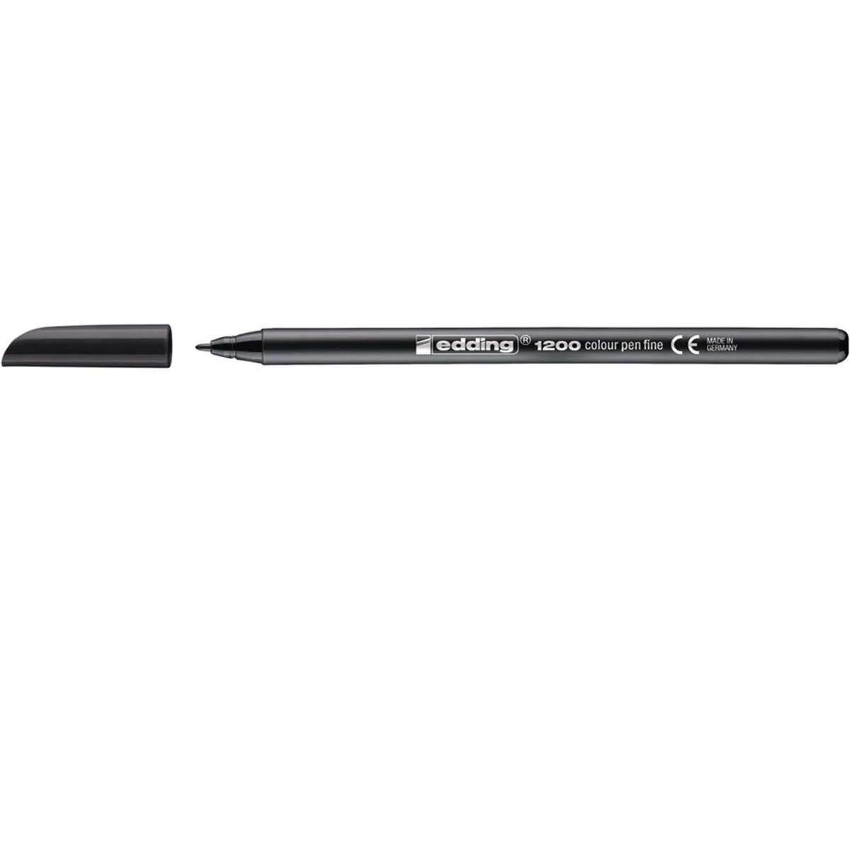 Rotuladores Edding 1200 Negro (10 Unidades)