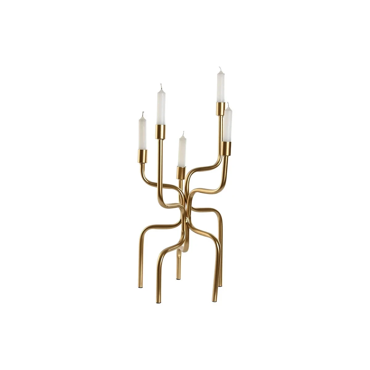 Candelabro Home ESPRIT Dorado Metal 25 x 25 x 51 cm
