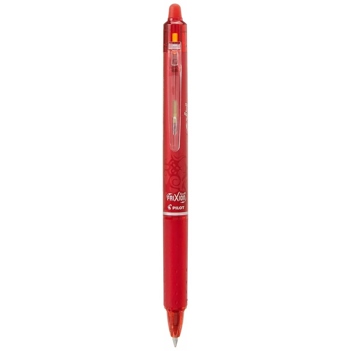 Bolígrafo Pilot Frixion Clicker Tinta borrable Rojo 0,4 mm 12 Unidades