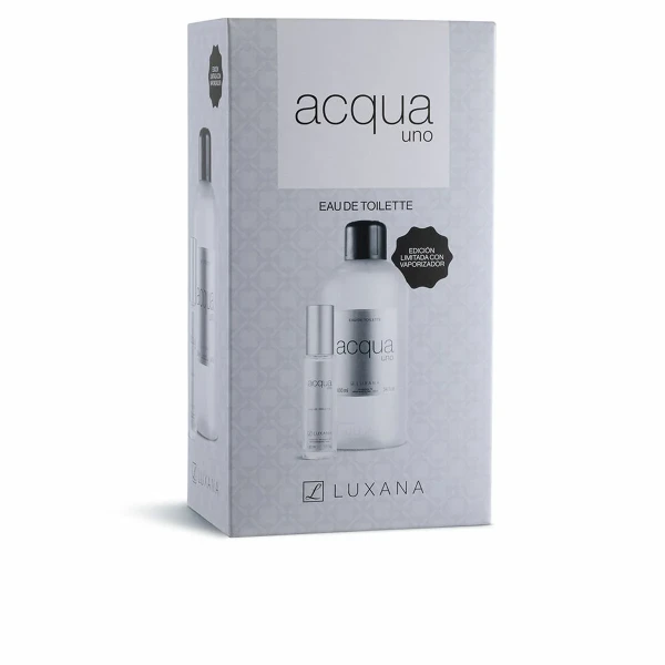 Set de Perfume Unisex Luxana Acqua Uno 2 Piezas