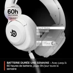 Auriculares con Micrófono SteelSeries Arctis Nova 5X Blanco