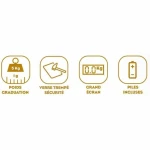 Báscula de Cocina Little Balance Slim Orange 8090 5 kg