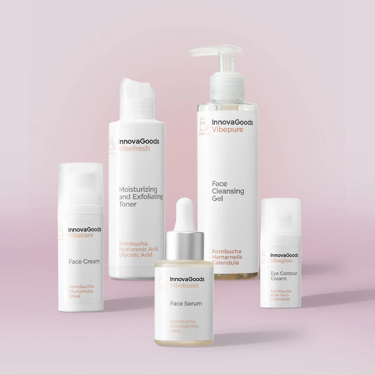 Pack de Rutina Facial Kombucha InnovaGoods