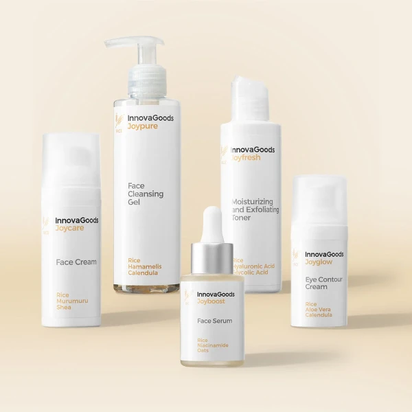 Pack de Rutina Facial Rice InnovaGoods