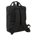 Mochila para Portátil F.C. Barcelona Premium Negro 29 x 39 x 11 cm 13,3"