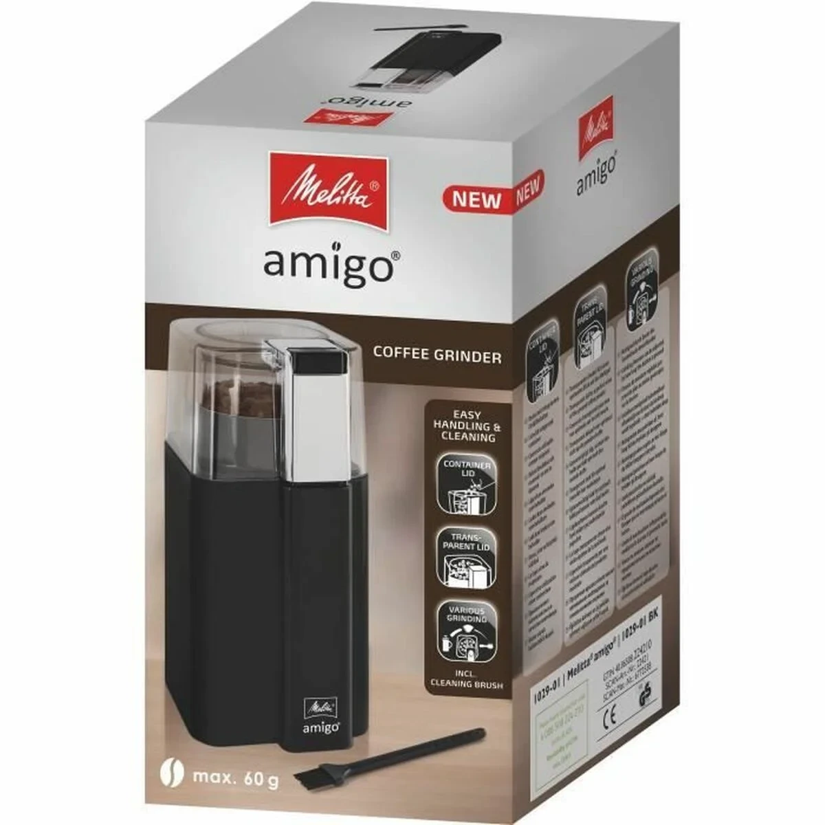 Molinillo para Especias Melitta AMIGO 1029-01 Negro