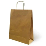 Bolsa de Papel Fama Marrón Con asas 125 g/m² 26 x 10 x 35 cm (25 Unidades)