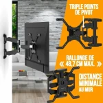 Soporte TV Nanook Wall Mount 55" 65" 40"