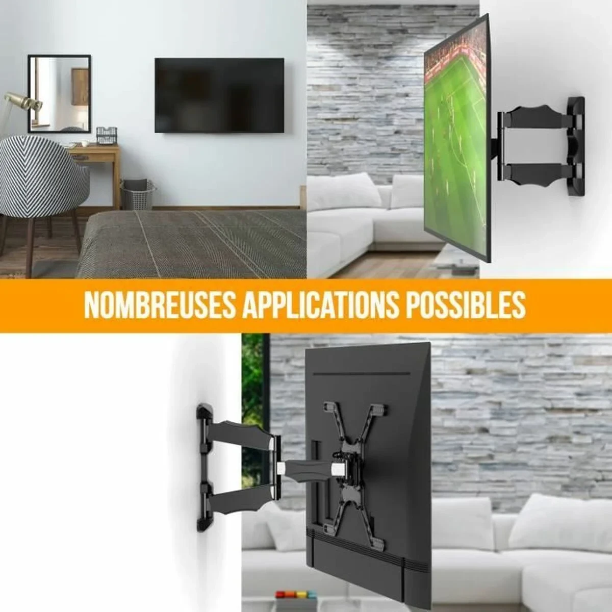 Soporte TV Nanook Wall Mount 55" 65" 40"