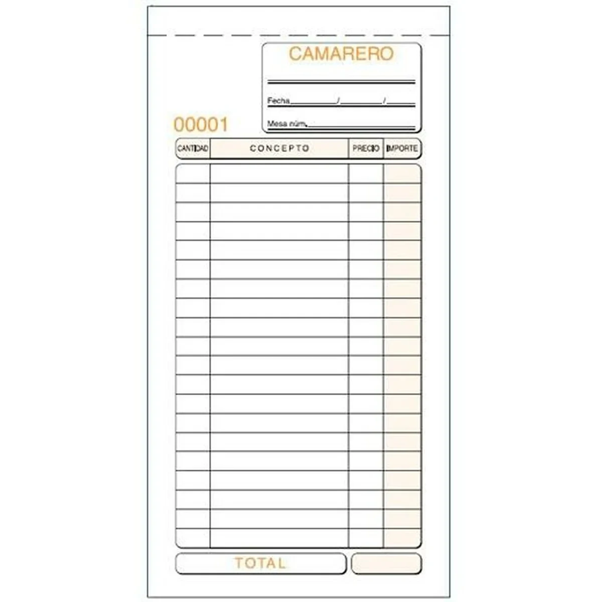 Talonario de Facturas (10 Unidades)