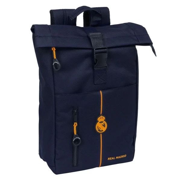 Mochila para Portátil Real Madrid C.F. 24/25 Away Azul marino 28 x 42 x 13 cm