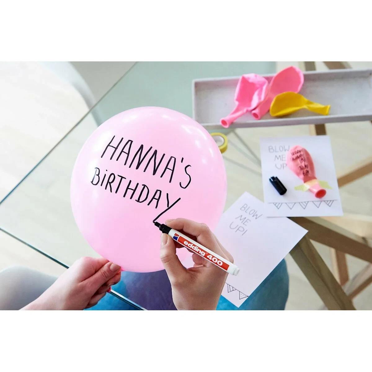 Rotulador permanente Edding 400-01 Negro 1 mm (10 Unidades)