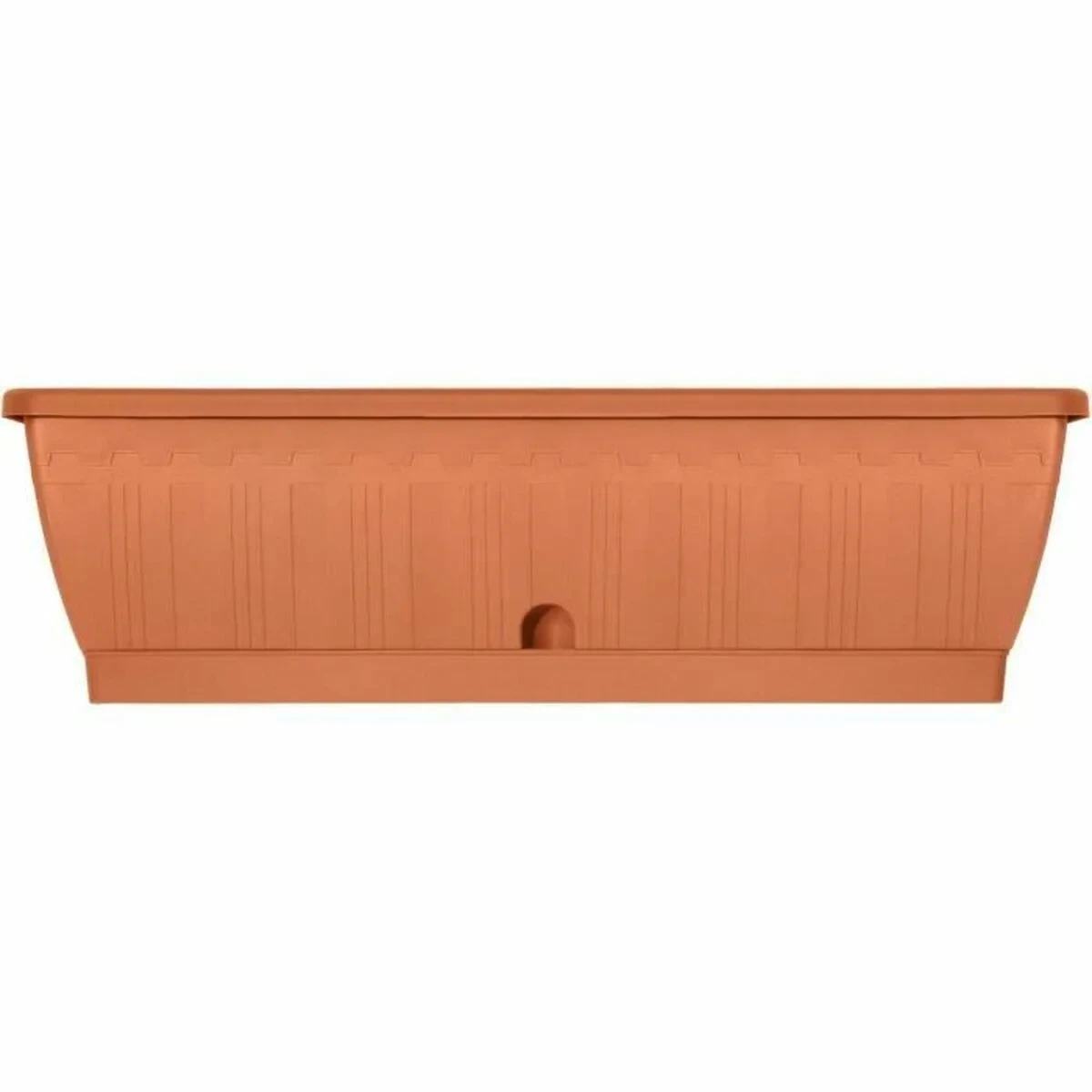 Jardinera Autorriego Garden ID Terracota 60 cm