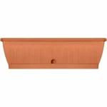 Jardinera Autorriego Garden ID Terracota 60 cm