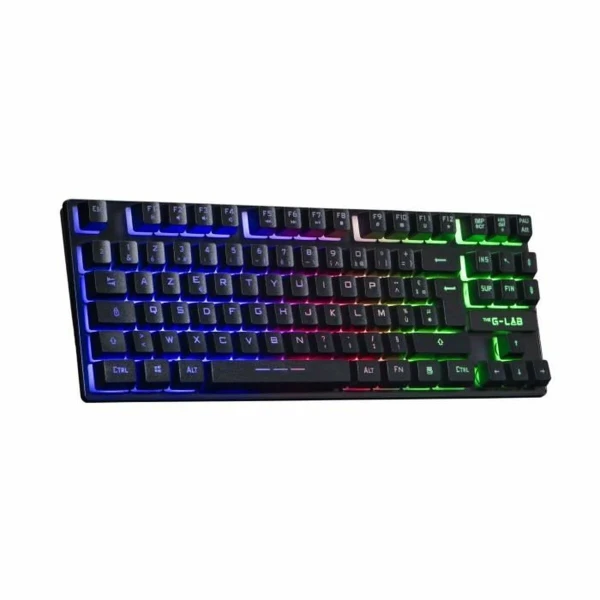 Teclado Gaming The G-Lab KEYZ CAESIUM TKL WIRELESS Negro AZERTY
