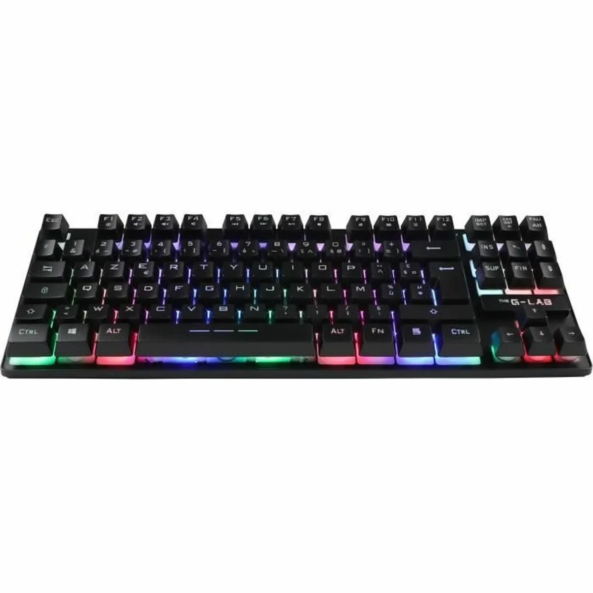 Teclado Gaming The G-Lab KEYZ CAESIUM TKL WIRELESS Negro AZERTY