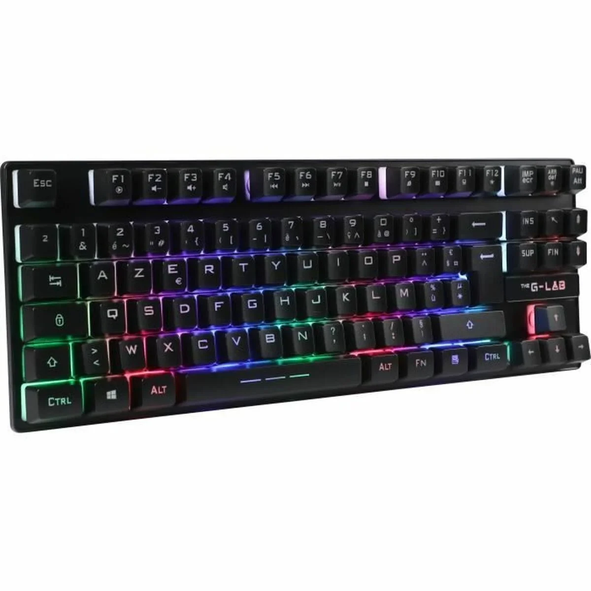 Teclado Gaming The G-Lab KEYZ CAESIUM TKL WIRELESS Negro AZERTY