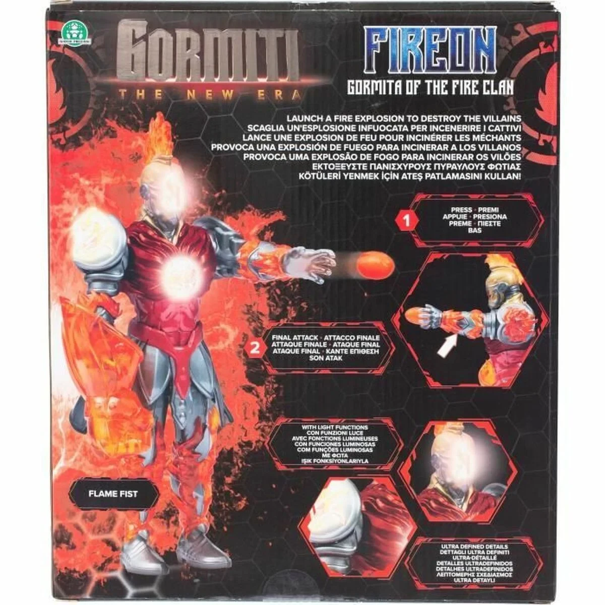 Figura Articulada Gormiti Fireon 27 cm