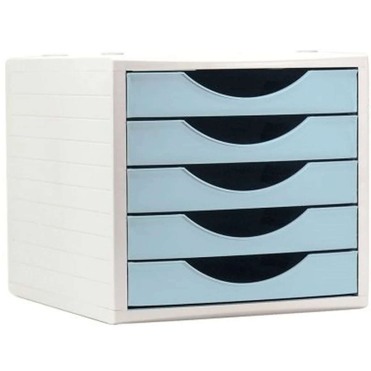 Archivador Modular Archivo 2000 ArchivoTec Serie 4000 5 cajones Din A4 Azul Pastel 34 x 27 x 26 cm