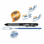 Bolígrafo Carioca Oops Negro 0,7 mm (12 Piezas)