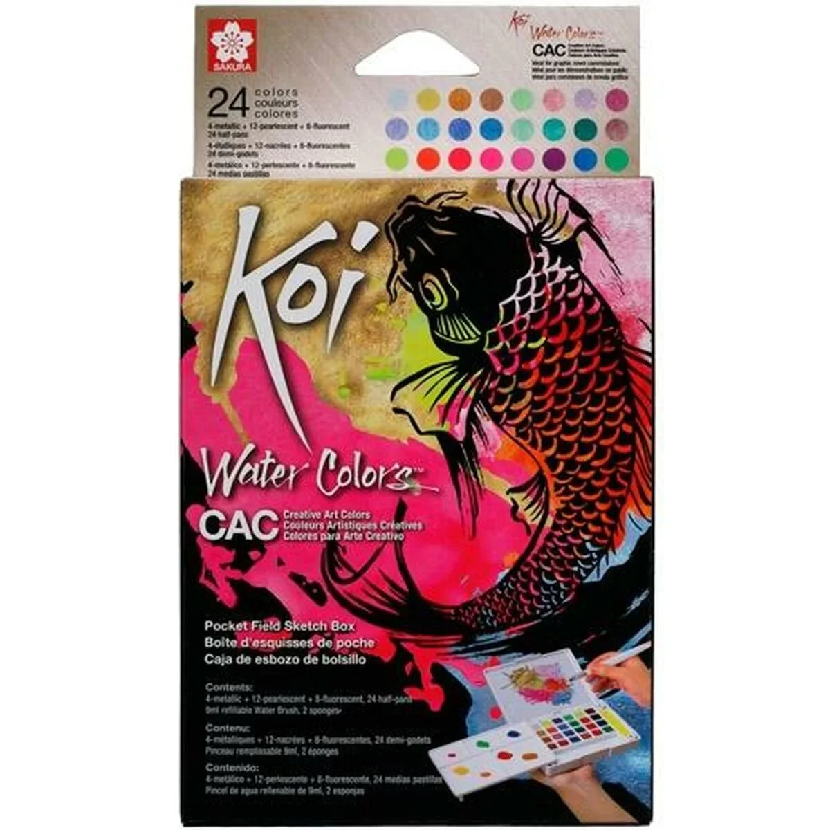 Set de Pinturas Acuarela Talens Sakura Koi Water Colors Multicolor