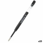 Recambio para bolígrafo Inoxcrom M Negro 1 mm (25 Unidades)