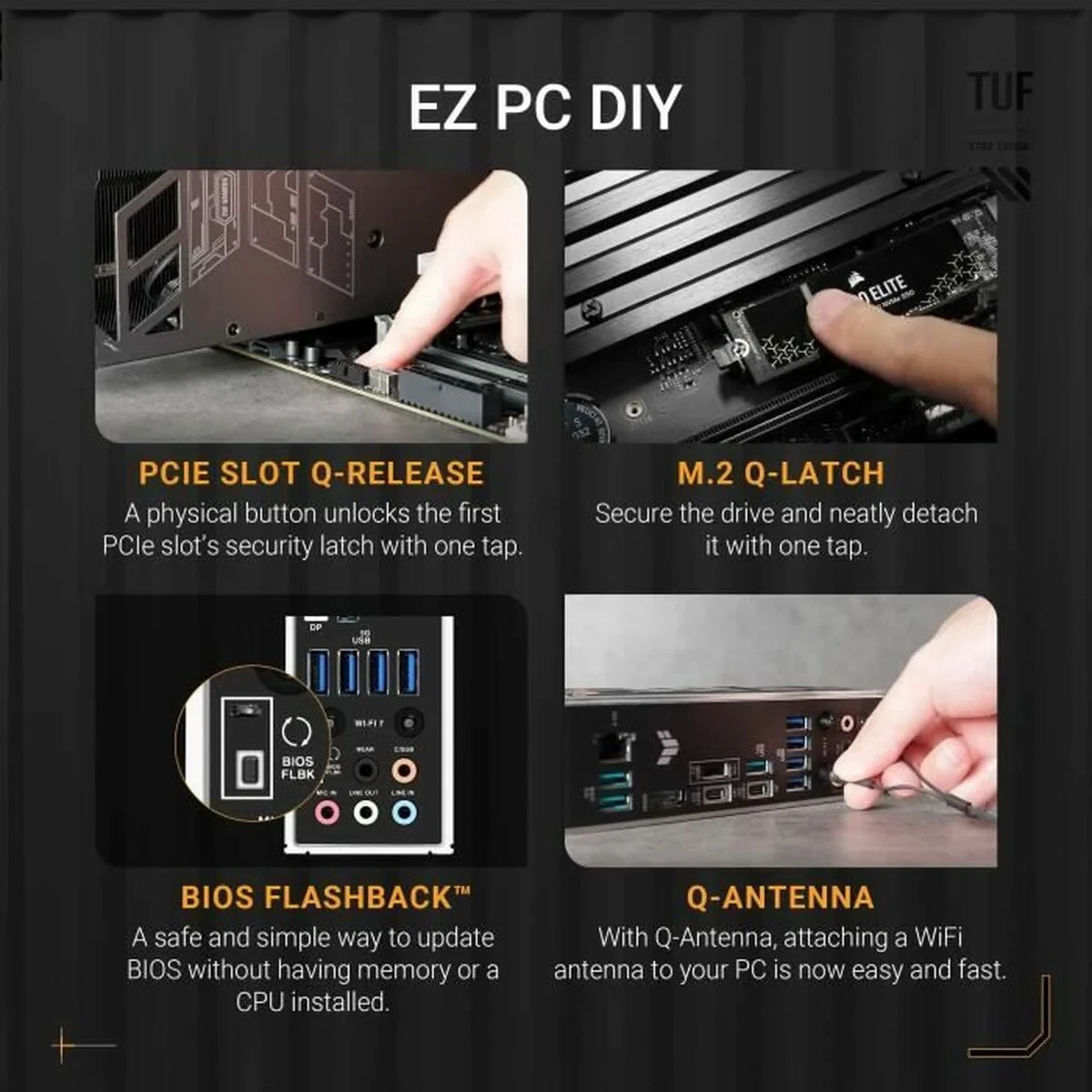 Placa Base Asus TUF GAMING X870-PLUS WIFI AMD AM5 AMD