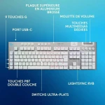 Teclado Inalámbrico Logitech G915 X Blanco AZERTY