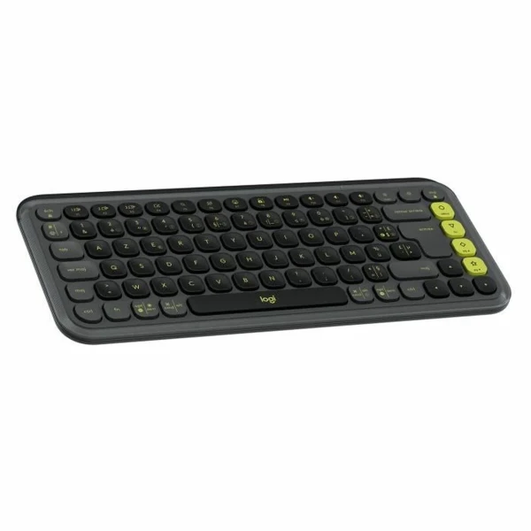 Teclado Inalámbrico Logitech Pop Icon Keys Gris oscuro AZERTY