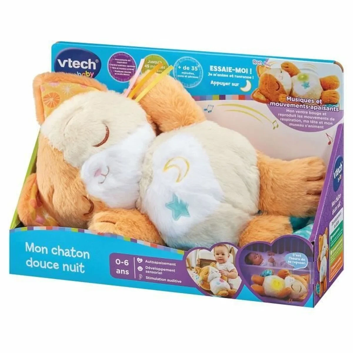 Juguete Musical Vtech Baby My Kitten Sweet Night